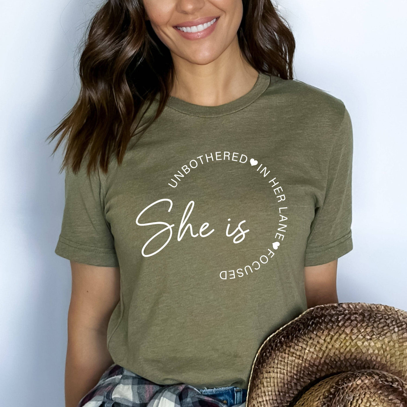 She Is Unbothered Tee- Bella Canvas