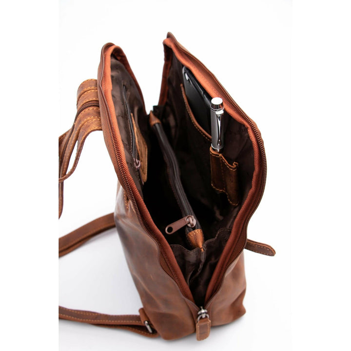 Leather Backpack Purse