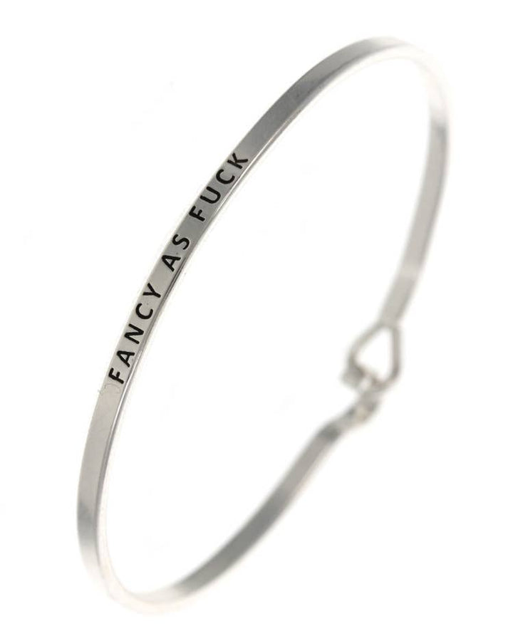 FANCY AS FUCK Message Bangle