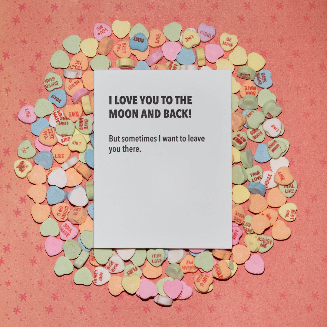 Moon & Back - Love Card