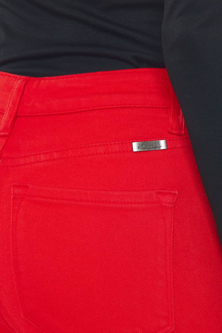 Kancan high rise skinny in red