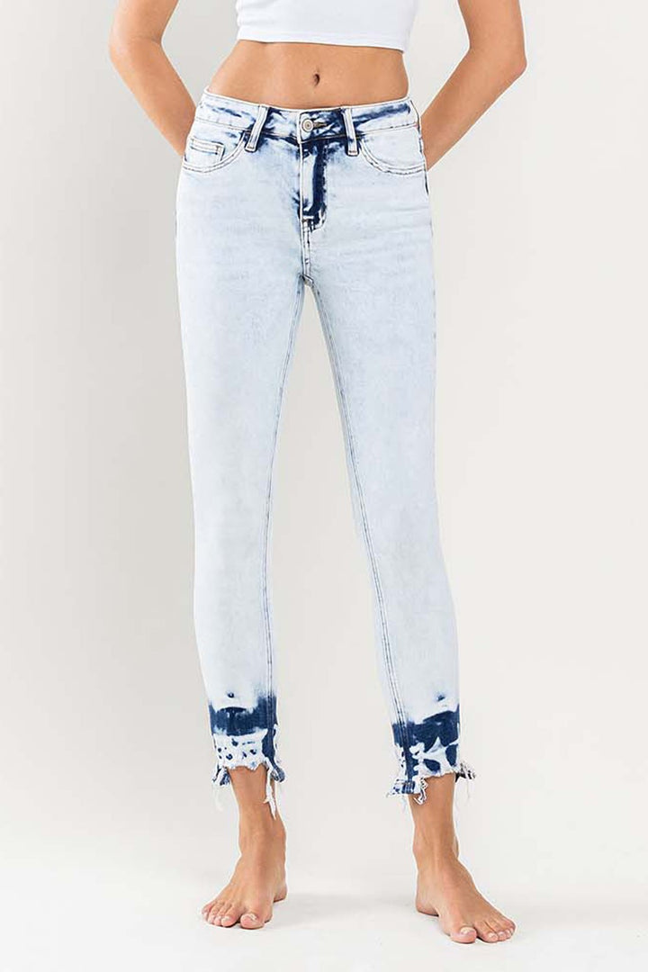 VERVET MID RISE CROP SKINNY JEANS