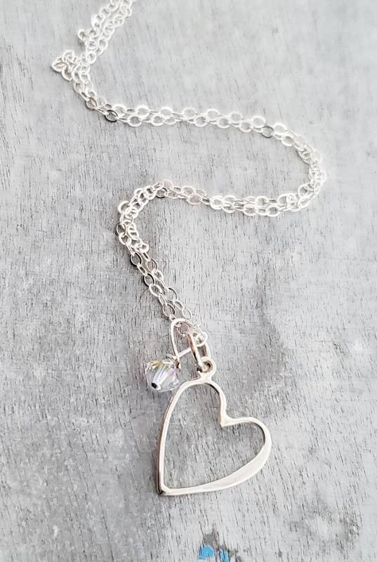 Silver Open Your Heart Necklace