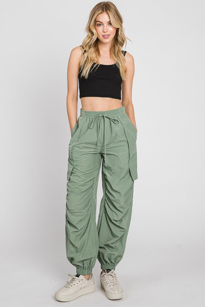 RUCHED CARGO PANTS
