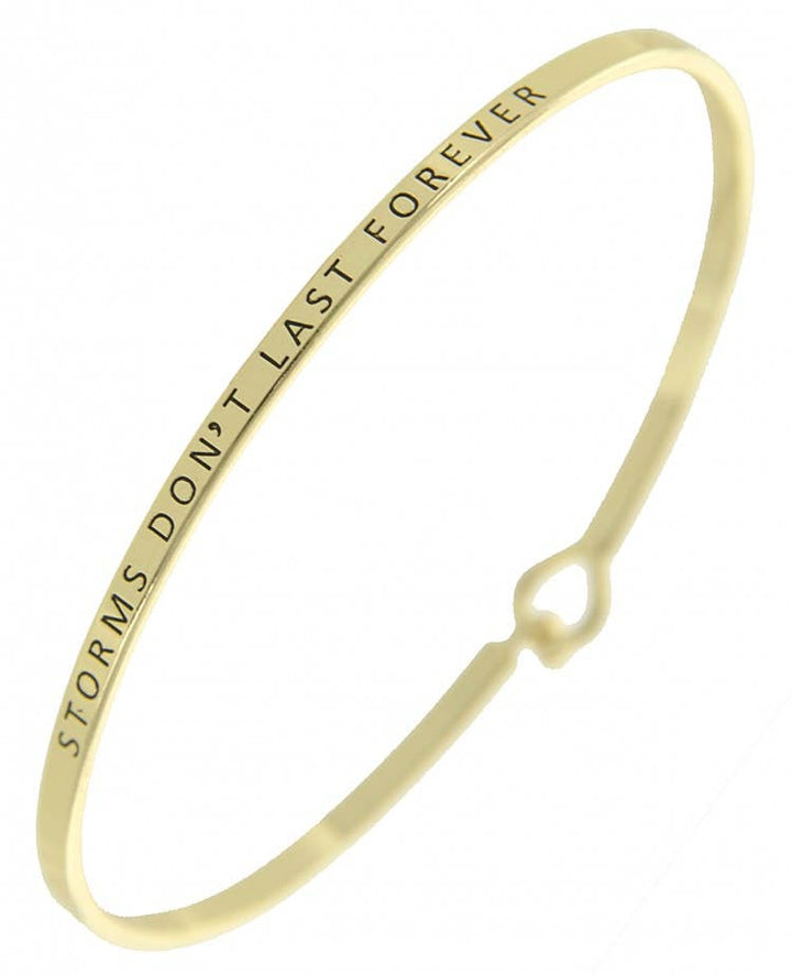 STORMS DON'T LAST FOREVER_3mm Brass Bangle