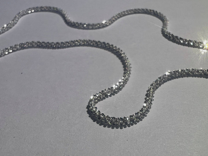 925 Sterling Silver Super sparkle necklace