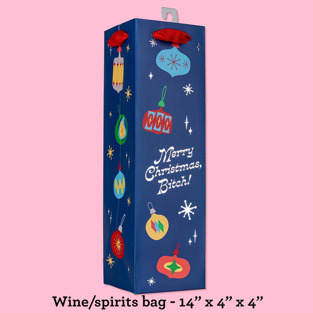 Merry Christmas Bitch deluxe gift bag