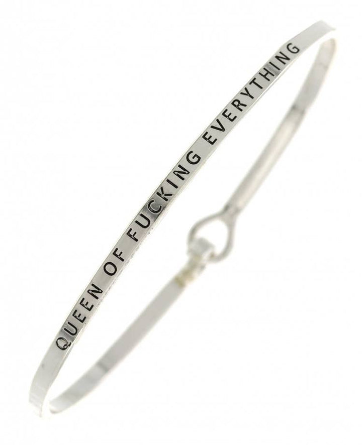 QUEEN OF FUCKING EVERYTHING_3mm  Bangle