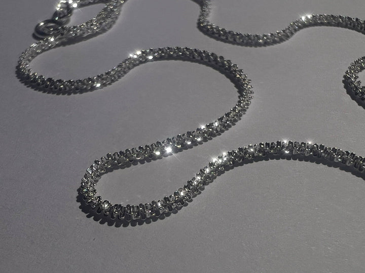 925 Sterling Silver Super sparkle necklace