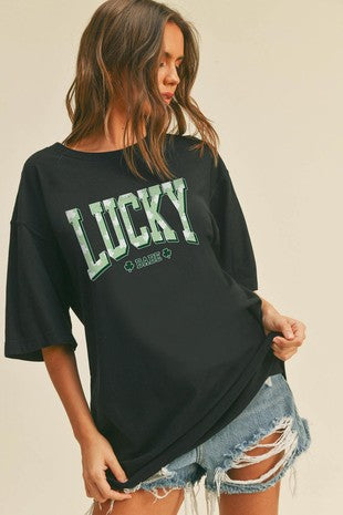 LUCKY OVERFITTED TEE