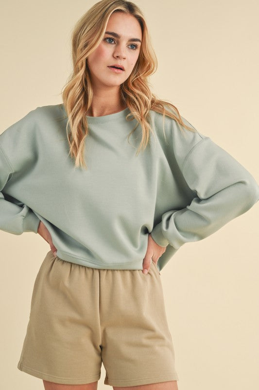 Butter Soft Cropped Crewneck