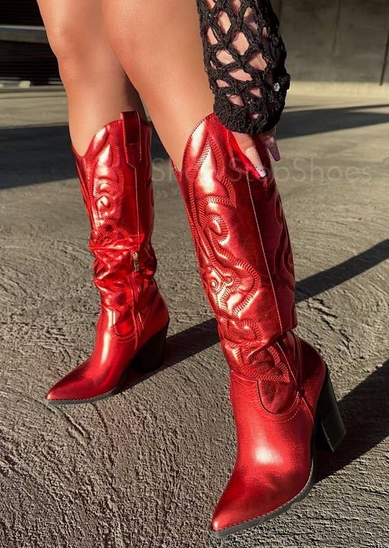 MOONLIGHT IN RED BOOTS