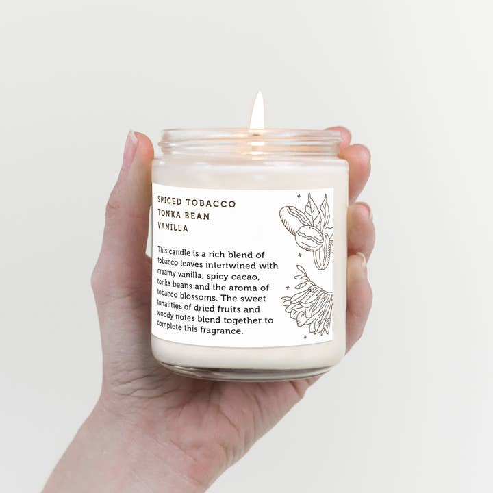 Tobacco + Vanille Scented Candle
