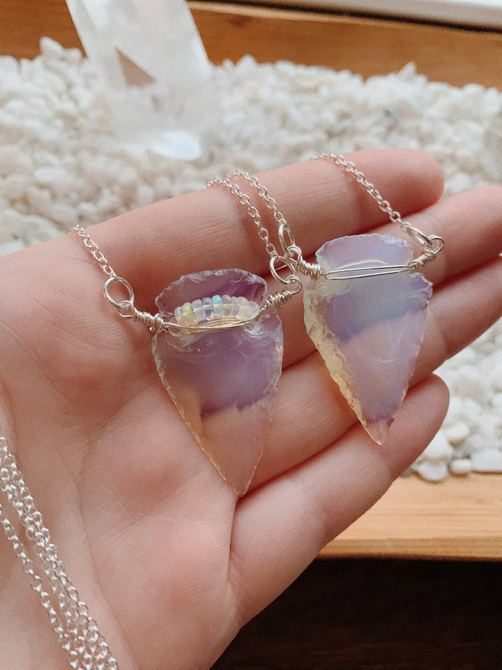 Opalite Arrowhead Necklace