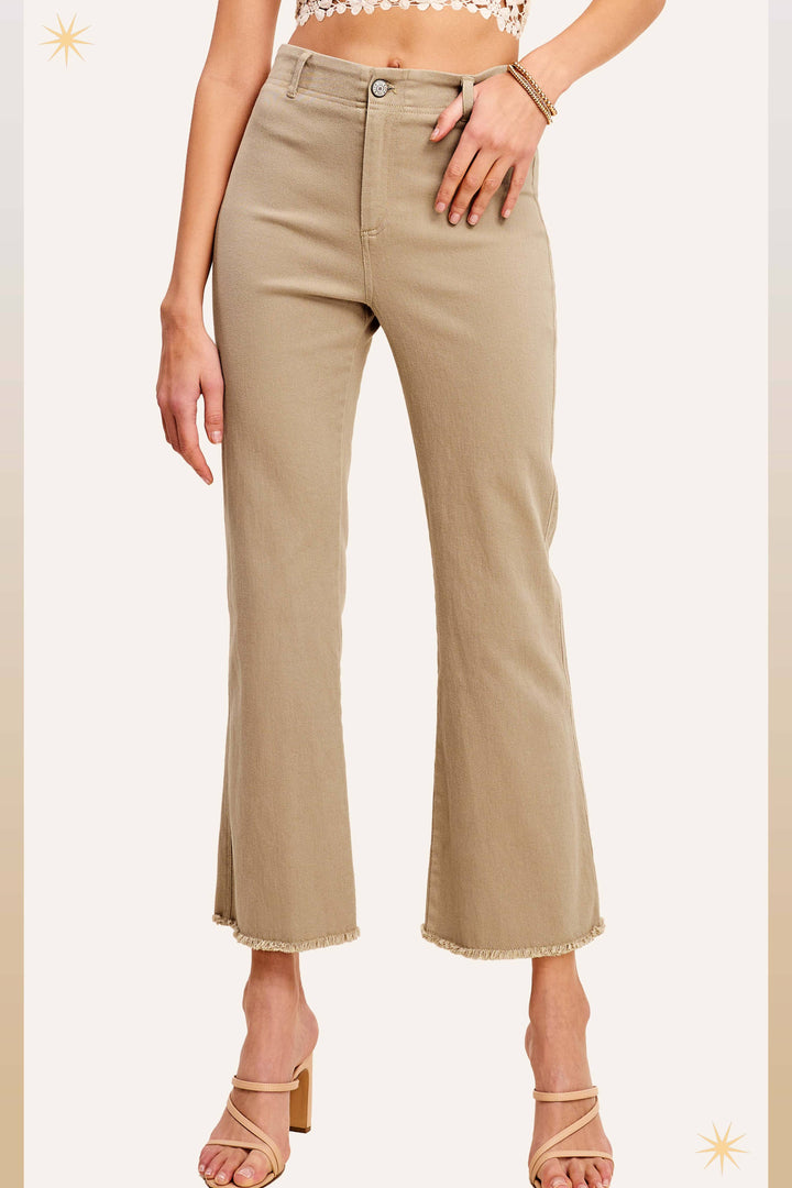 Soft Washed Stretchy High Waisted Pants