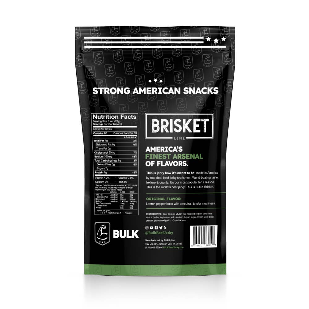 Brisket Beef Jerky - All Natural