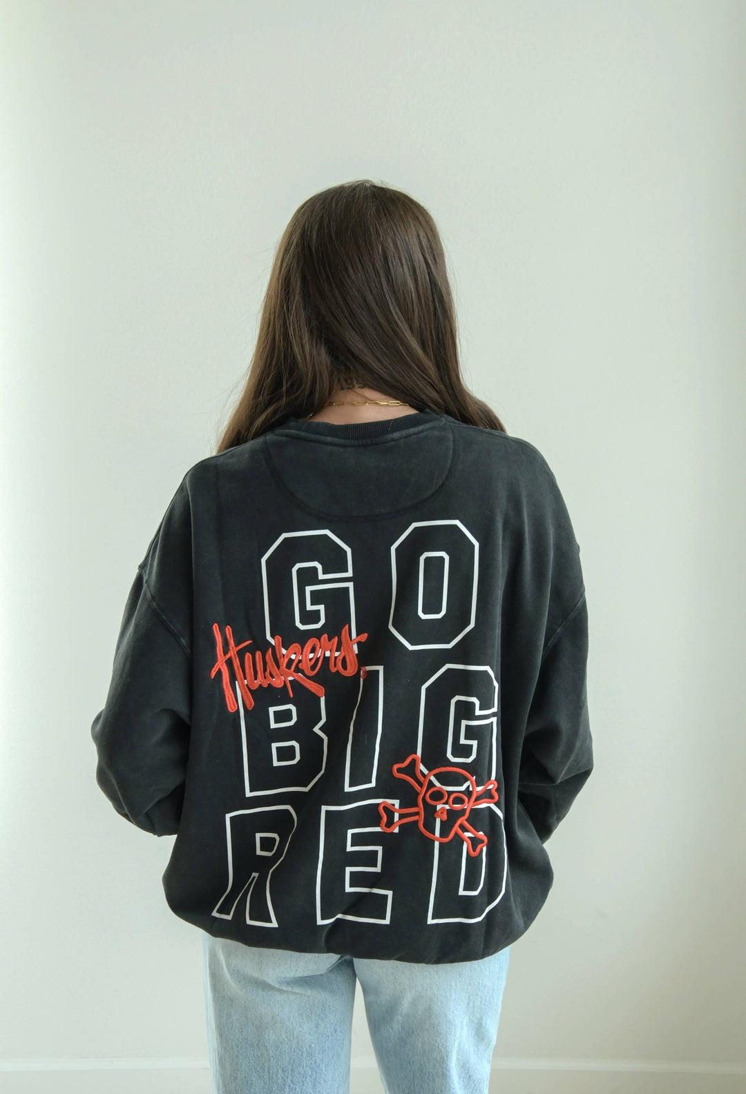 UNL Manning Oversized Fleece CrewnecK