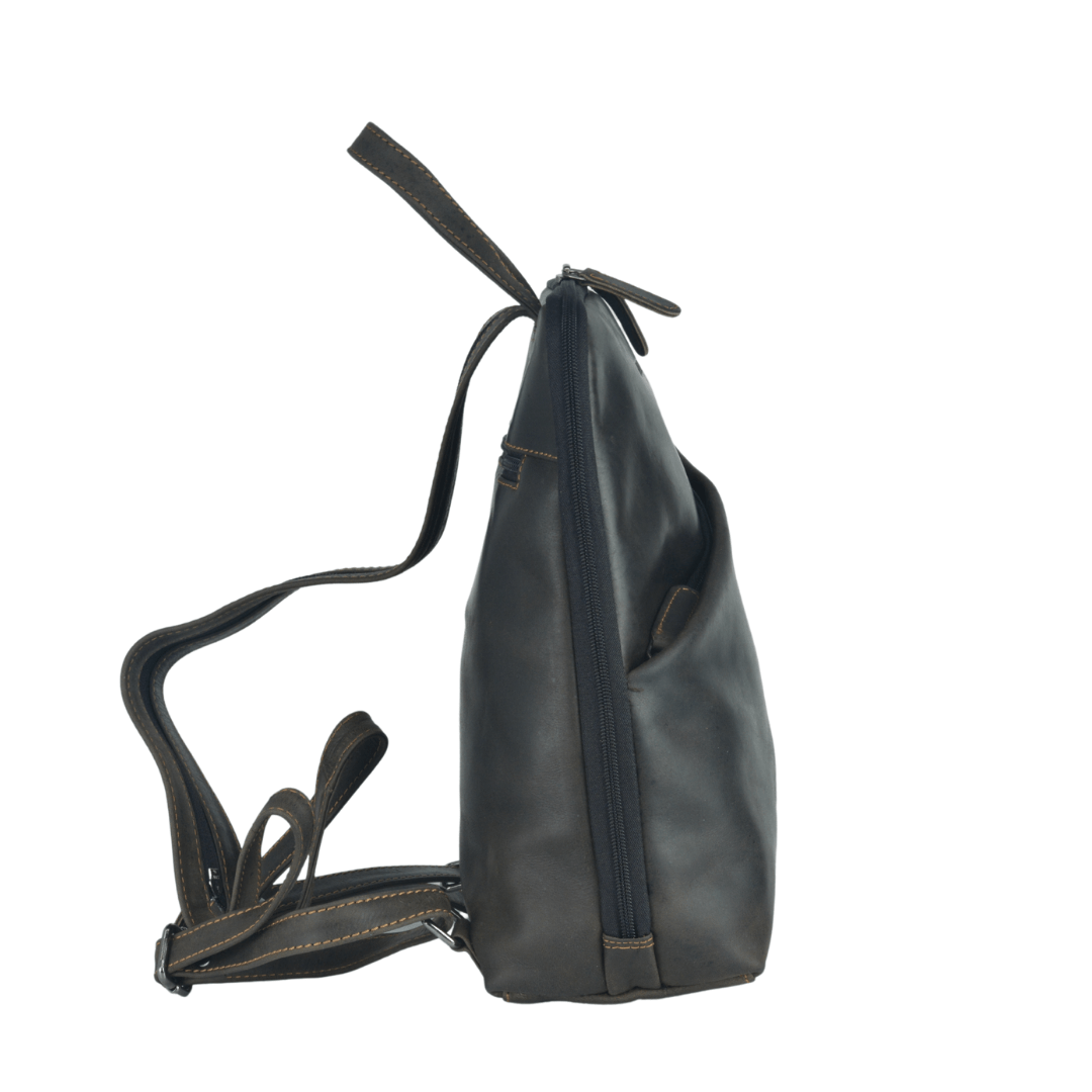 Leather Backpack Purse