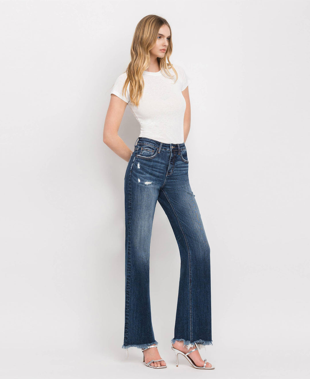 TUMMY CONTROL HIGH RISE DAD JEANS