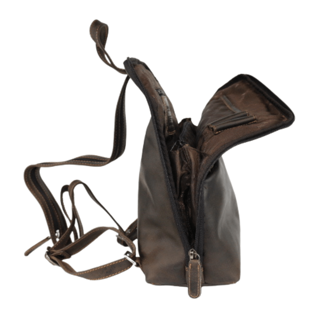 Leather Backpack Purse