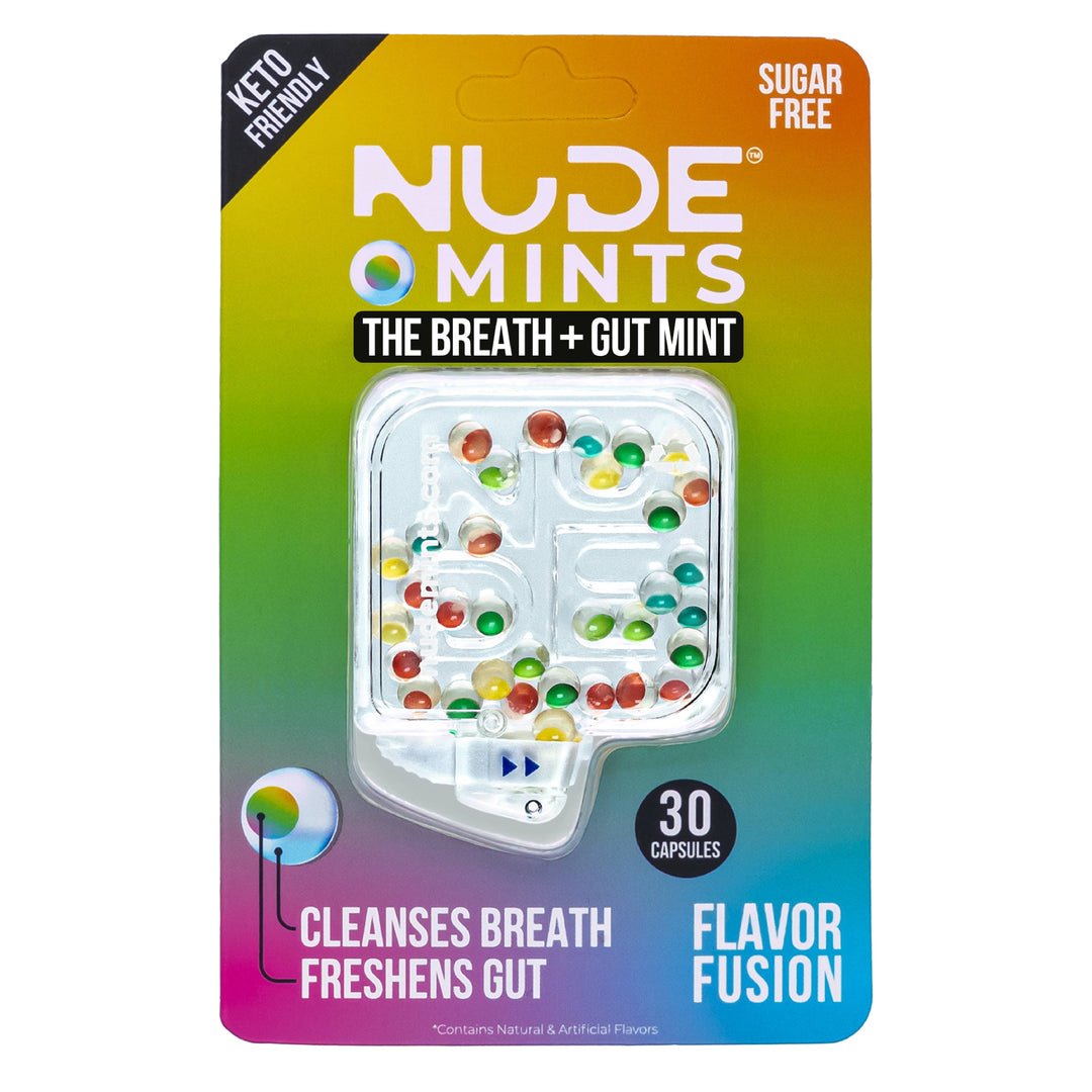 NUDE, Breath + Gut Mints for Gut Health