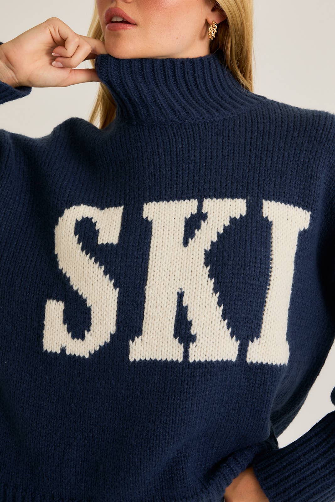 HIT THE SLOPES OVERSIZED SWEATER