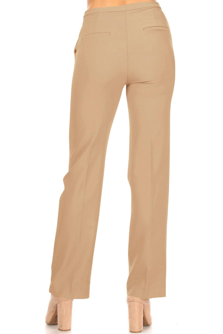 Women's Straight Woven Dress Pants