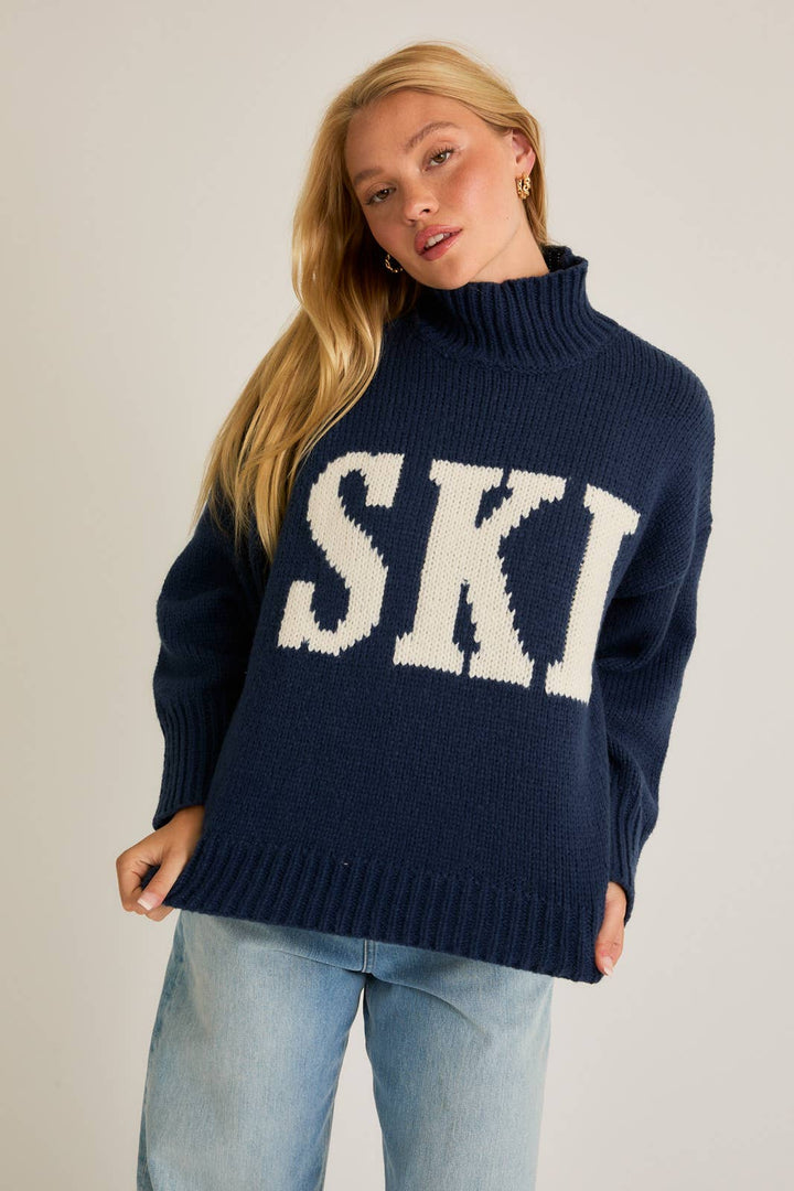 HIT THE SLOPES OVERSIZED SWEATER