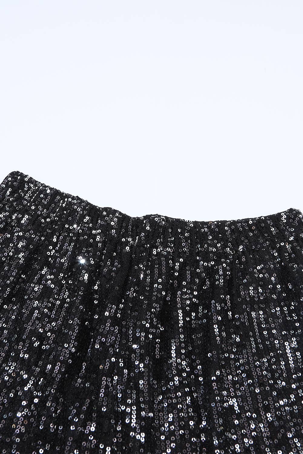 Sequin High Waist Casual Shorts