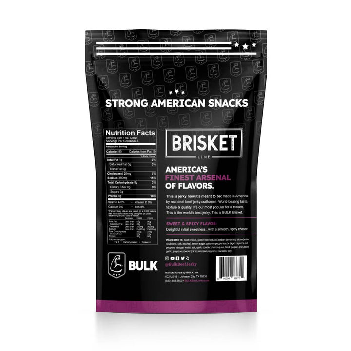 Brisket Beef Jerky - All Natural