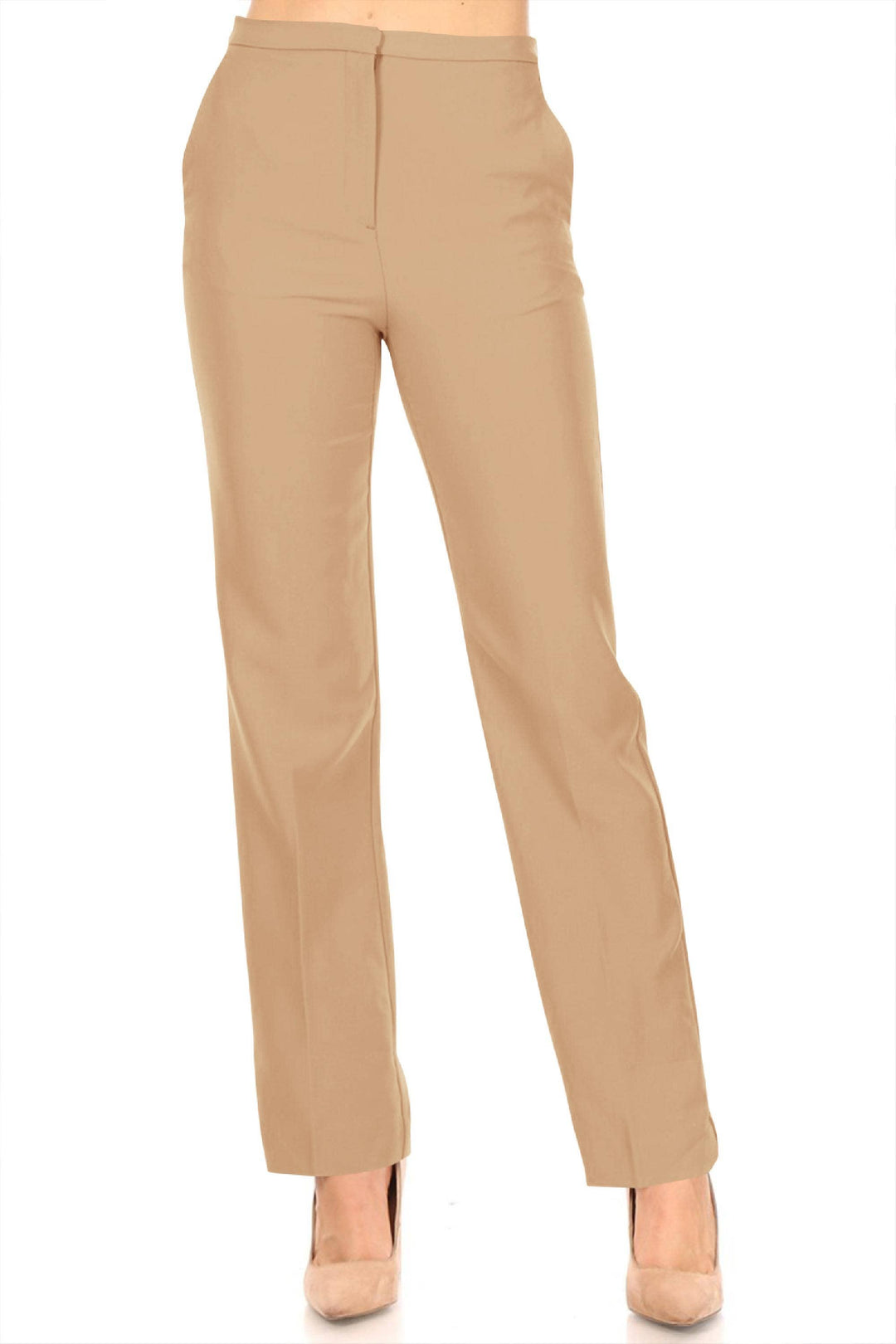 Women's Straight Woven Dress Pants