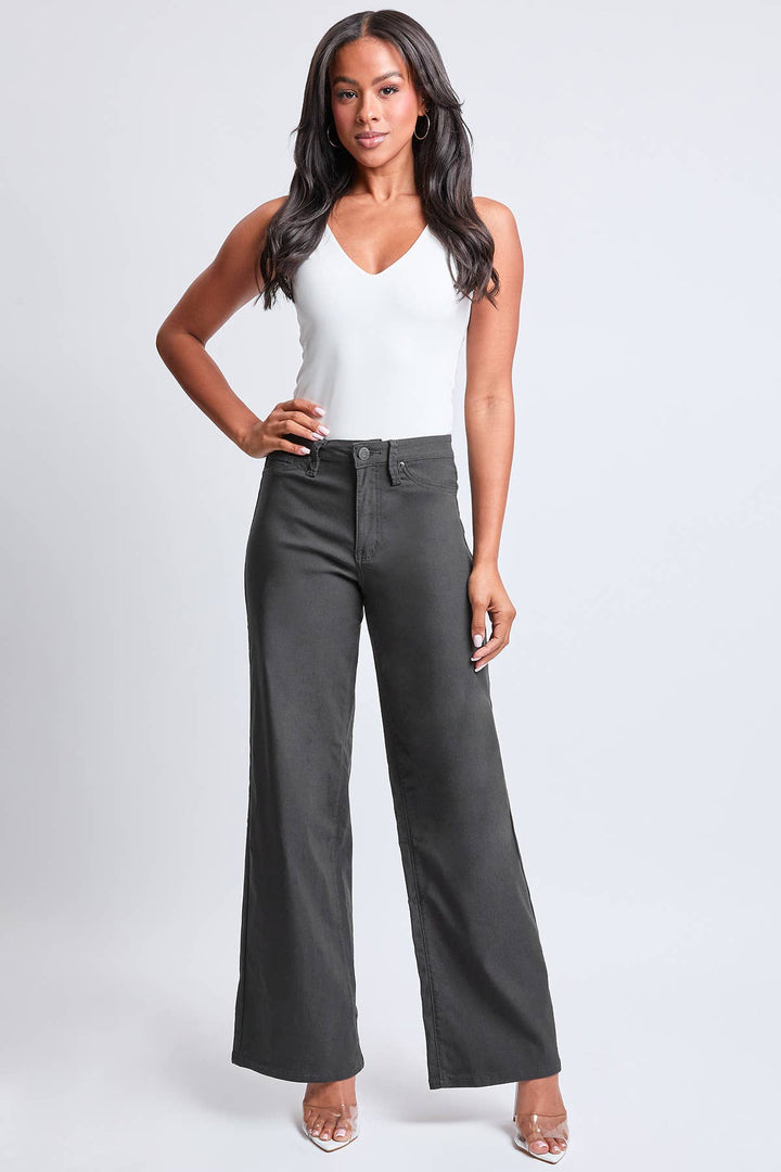 Junior Hyperstretch High Rise Wide Leg Pants