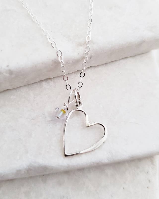 Silver Open Your Heart Necklace