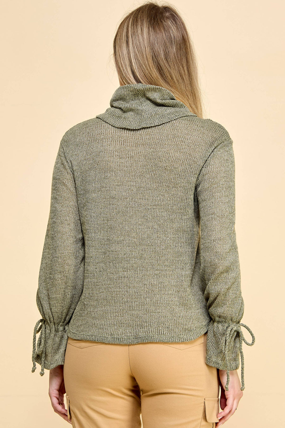 COWL NECK SWEATER