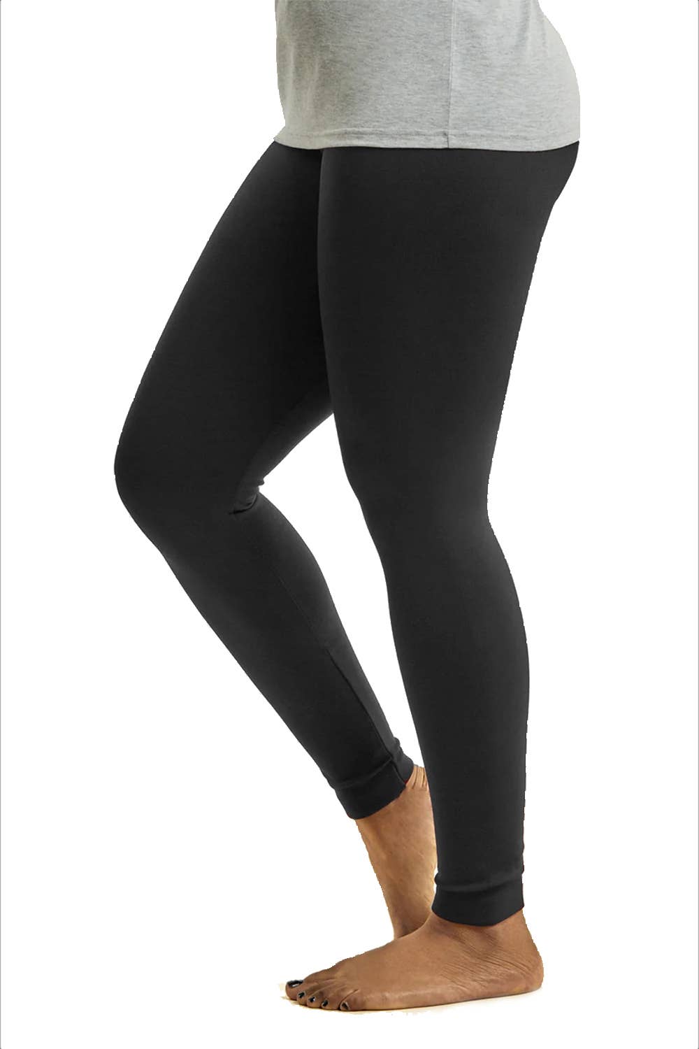 Curvy seamless warm fleece legging