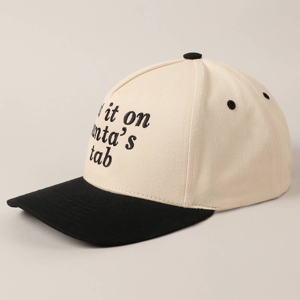 Put It On Santa's Tab Baseball Cap