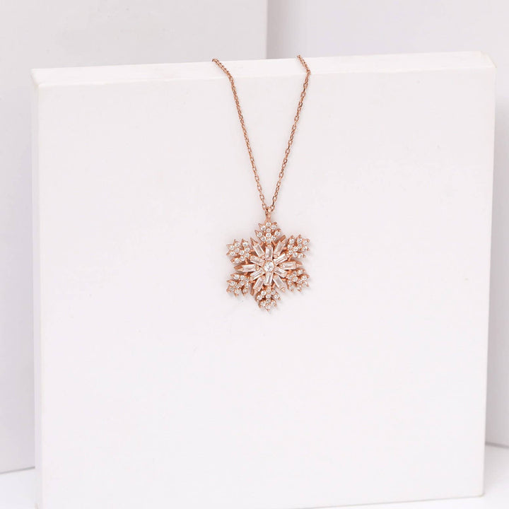 Sterling Silver Snowflake Necklace