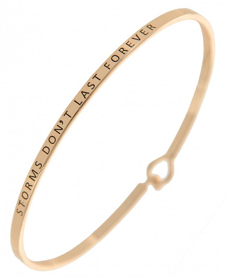 STORMS DON'T LAST FOREVER_3mm Brass Bangle