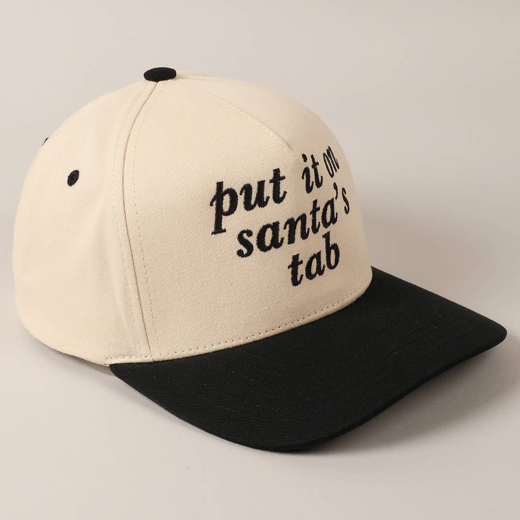 Put It On Santa's Tab Baseball Cap