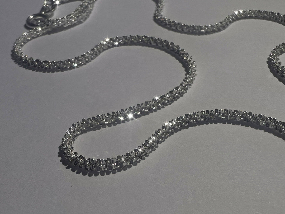 925 Sterling Silver Super sparkle necklace