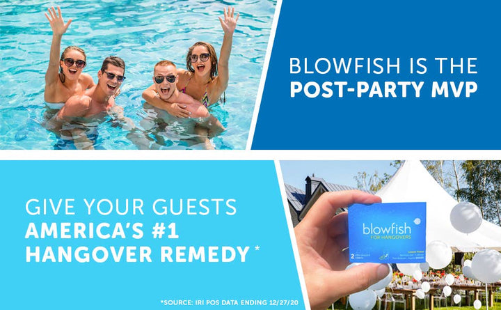 Blowfish for Hangovers single use package