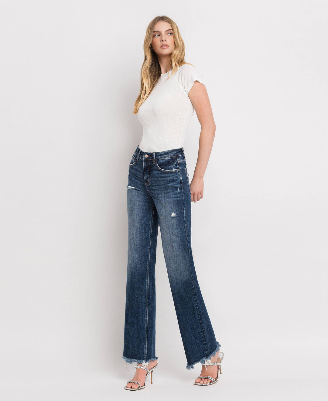 TUMMY CONTROL HIGH RISE DAD JEANS