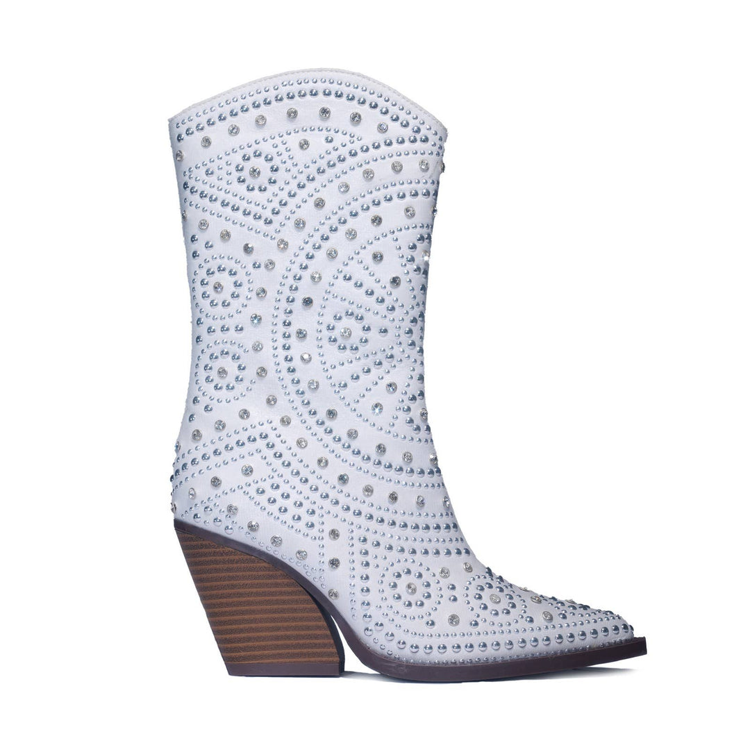 STUD RHINESTONES COWBOY BOOTIE