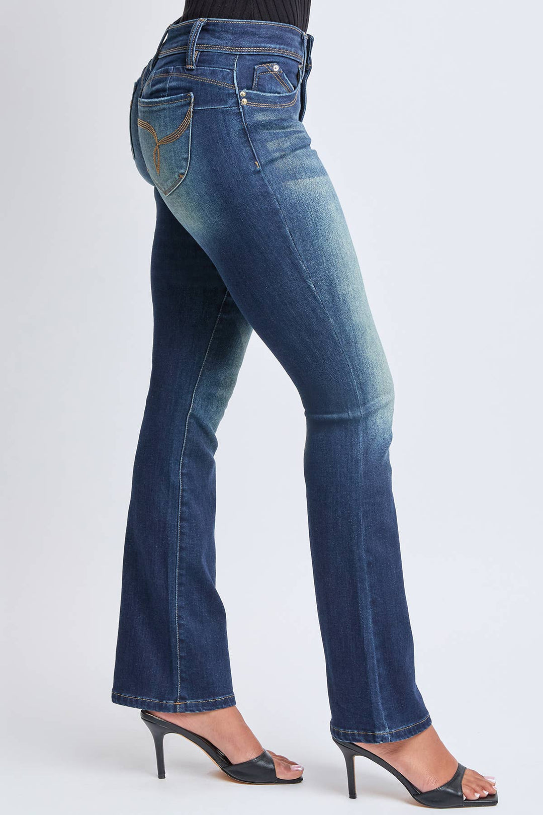 Junior WannaBettaButt Mid Rise Bootcut Jeans