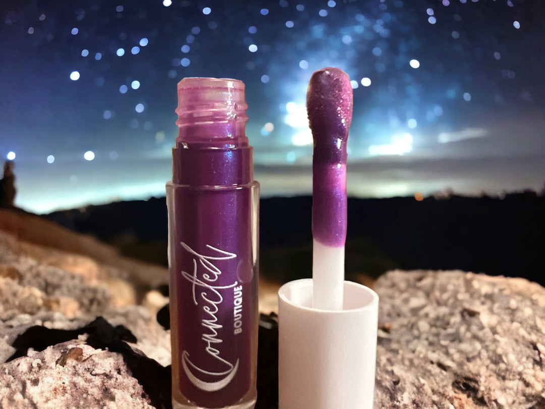 “Stargazer”- Purple/Pink shift Lip Gloss/Caramel