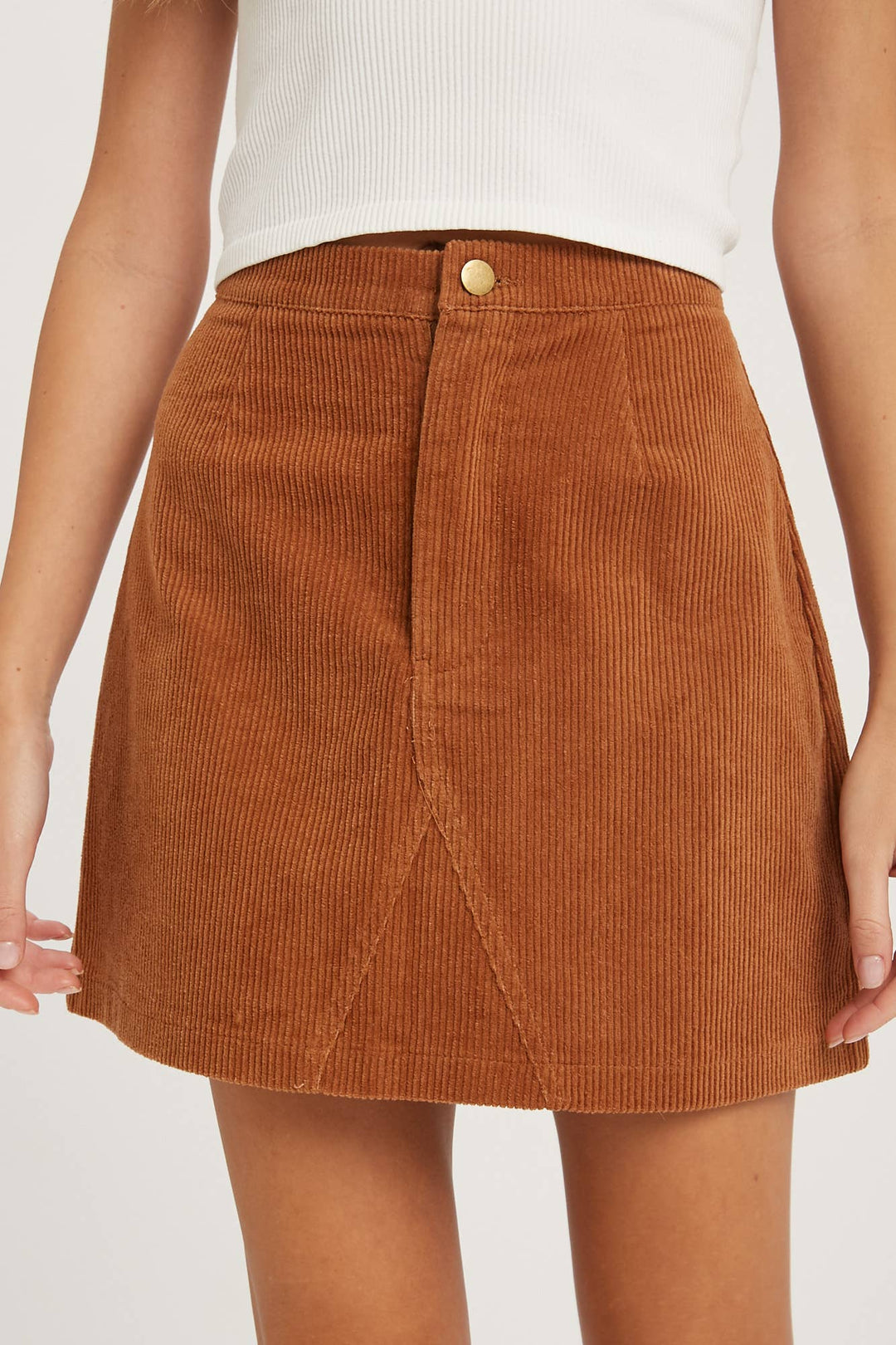 CORDUROY MINI SKIRT