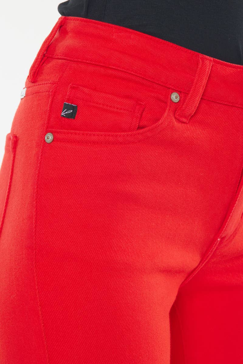 Kancan high rise skinny in red