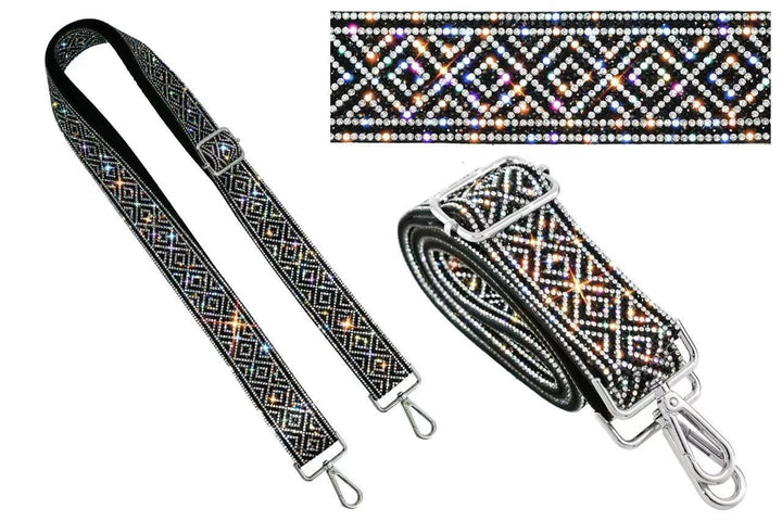 SPARKLING DIAMOND CROSSBODY STRAP