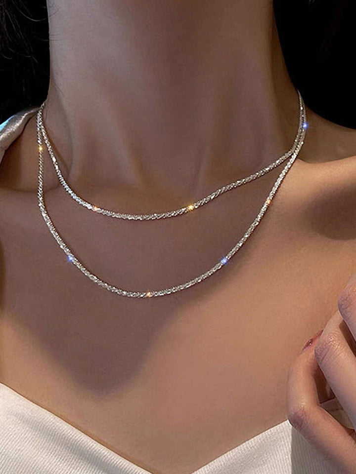 925 Sterling Silver Super sparkle necklace