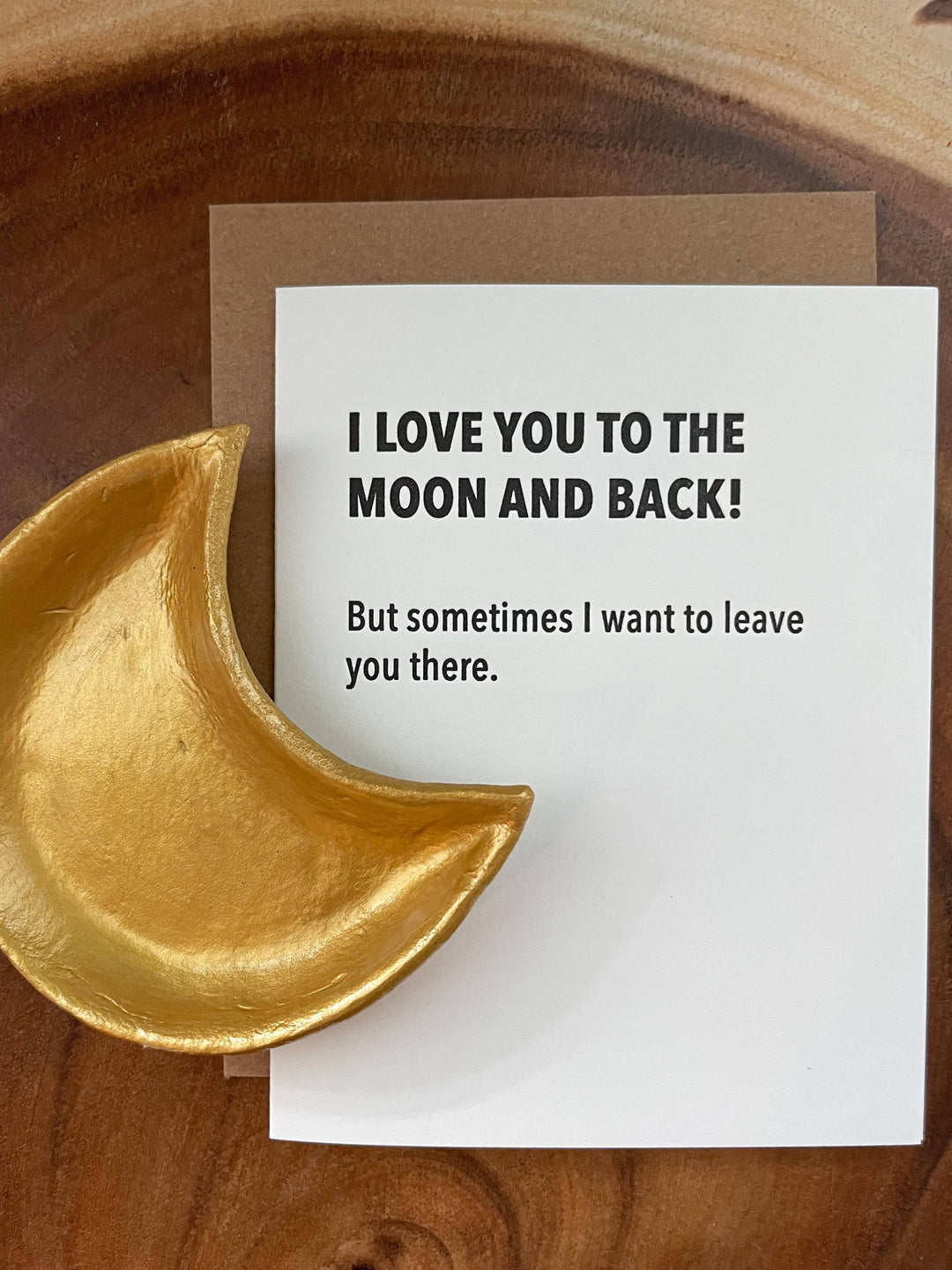 Moon & Back - Love Card